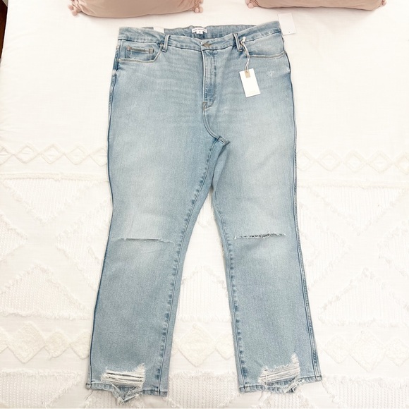 NWT-Good American Good Curve Straight - Picture 7 of 14